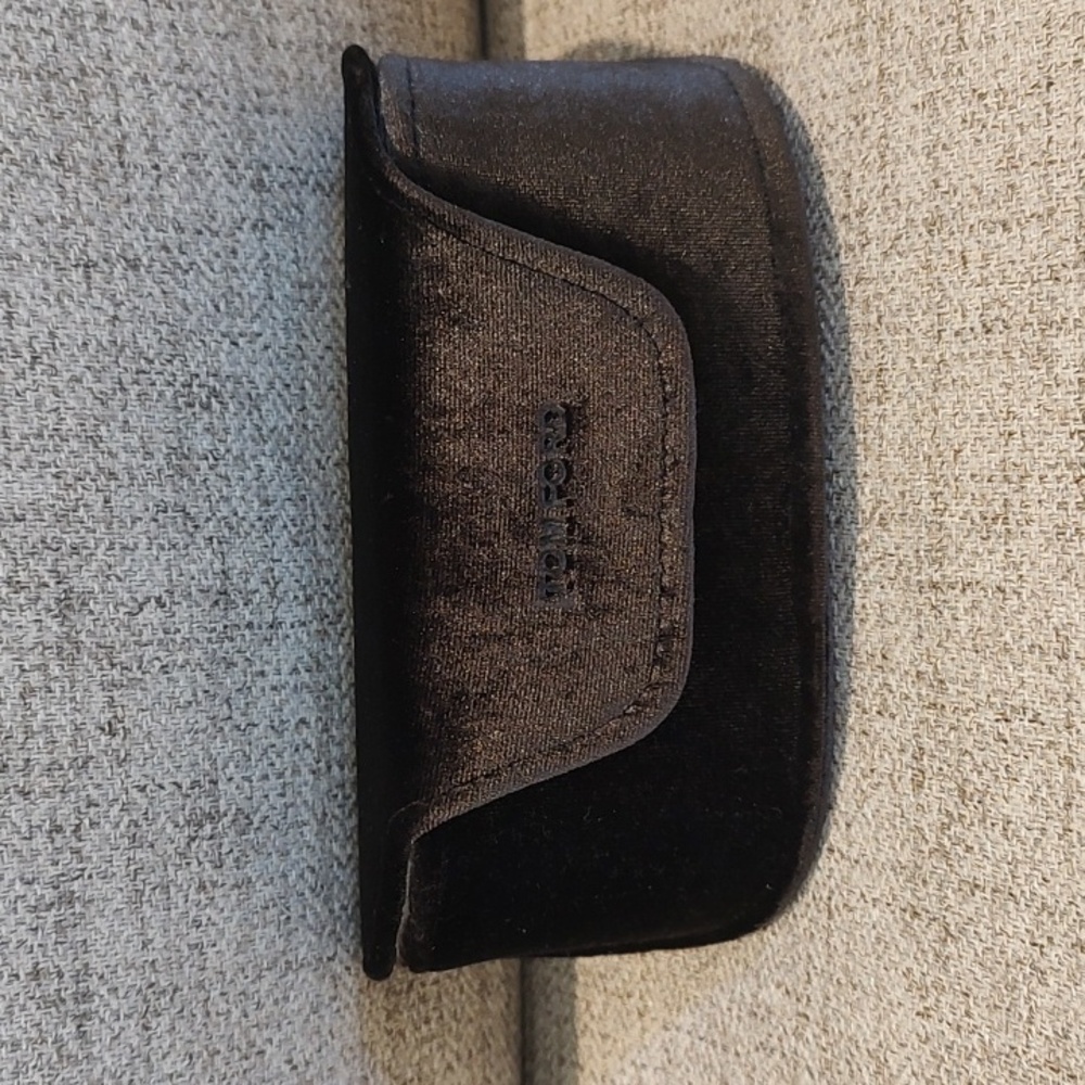 Tom Ford Elegant Black/Chocolate Glasses Case•Gently Used•Case Only